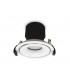 LED Recessed Round Downlight, White/White, 40 deg. Beam Angle, 840lm, 5000K, IP20, DRIVER NOT INC. - 1