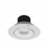 LED Recessed Round Downlight, White/White, 25 deg. Beam Angle, 760lm, 3000K, IP20, DRIVER NOT INC. - 1