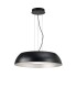 Ceiling Pendant Large 30W LED 3000K, 3000lm, Matt Black, Silver, White Acrylic - 1