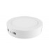 Surface mounted Round 8inch 18W Natural White 4000K, 1500lm, White Frame, Inc. Driver - 1