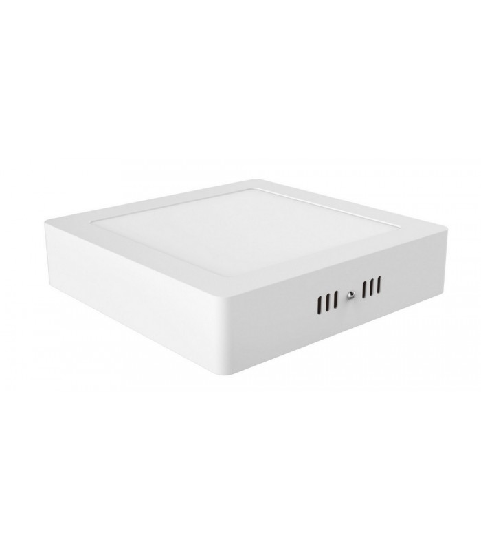 Surface mounted Square 6inch 12W Natural White 4000K, 1000lm, White Frame, Inc. Driver - 1