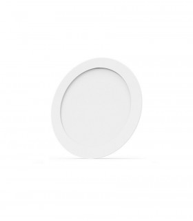 Recessed Downlight Round Panel 4inch 6W Natural White 4000K, 420lm, White Frame, Inc. Driver - 1