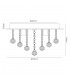 Flush Ceiling, 350mm Round, 4 Light G9 Polished Chrome, Crystal - 3
