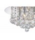 Flush Ceiling, 350mm Round, 4 Light G9 Polished Chrome, Crystal - 5