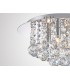 Flush Ceiling, 350mm Round, 4 Light G9 Polished Chrome, Crystal - 7