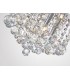 Flush Ceiling, 350mm Round, 4 Light G9 Polished Chrome, Crystal - 8