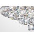 Flush Ceiling, 350mm Round, 4 Light G9 Polished Chrome, Crystal - 9