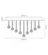 Flush Ceiling, 450mm Round, 6 Light G9 Polished Chrome, Crystal - 3