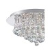 Flush Ceiling, 450mm Round, 6 Light G9 Polished Chrome, Crystal - 4