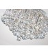 Flush Ceiling, 450mm Round, 6 Light G9 Polished Chrome, Crystal - 8