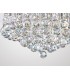 Flush Ceiling, 450mm Round, 6 Light G9 Polished Chrome, Crystal - 9