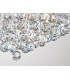 Flush Ceiling, 450mm Round, 6 Light G9 Polished Chrome, Crystal - 10