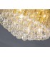 Flush Ceiling, 450mm Round, 6 Light G9 Crystal French Gold - 8