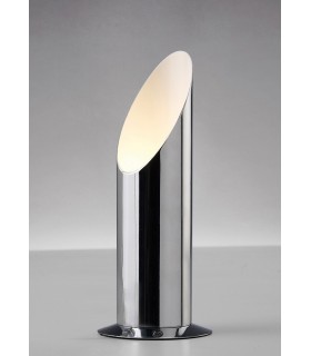 Table Lamp Uplighter with Inline Switch GU10 Polished Chrome - 2