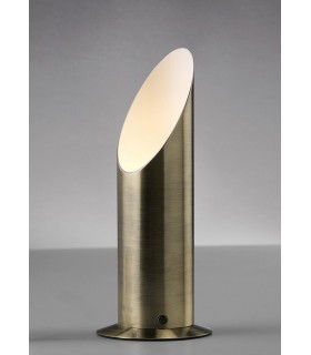 Table Lamp Uplighter with Inline Switch GU10 Antique Brass - 2