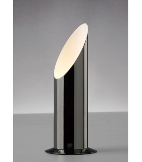 Table Lamp Uplighter with Inline Switch GU10 Black Chrome - 2