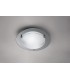 Flush Ceiling, 300mm Round 2 Light E27 Polished Chrome - 2