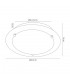 Flush Ceiling, 300mm Round 2 Light E27 Polished Chrome - 3