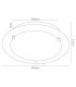 Flush Ceiling, 400mm Round, 3 Light E27 Polished Chrome - 3