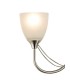Semi Flush Ceiling 3 Light Satin Nickel, Opal Glass - 5