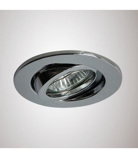 GU10 Adjustable Recessed Downlight Polished Chrome (Bulb Not Included) - 2