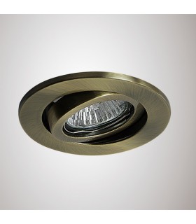 GU10 Adjustable Recessed Downlight Antique Brass (Bulb Not Included) - 2