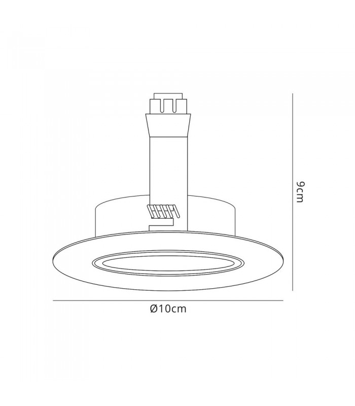 GU10 Adjustable Recessed Downlight Antique Brass (Bulb Not Included) - 3