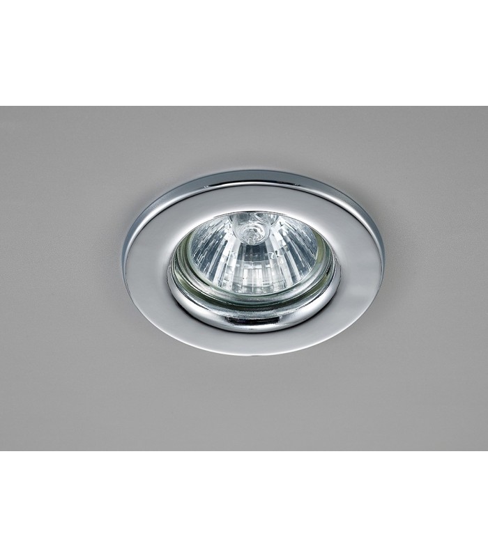 GU10 Fixed Recessed Downlight Polished Chrome (Bulb Not Included) - 2