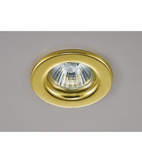 GU10 Fixed Recessed Downlight Gold (Bulb Not Included) - 2