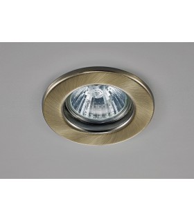 GU10 Fixed Recessed Downlight Antique Brass (Bulb Not Included) - 2
