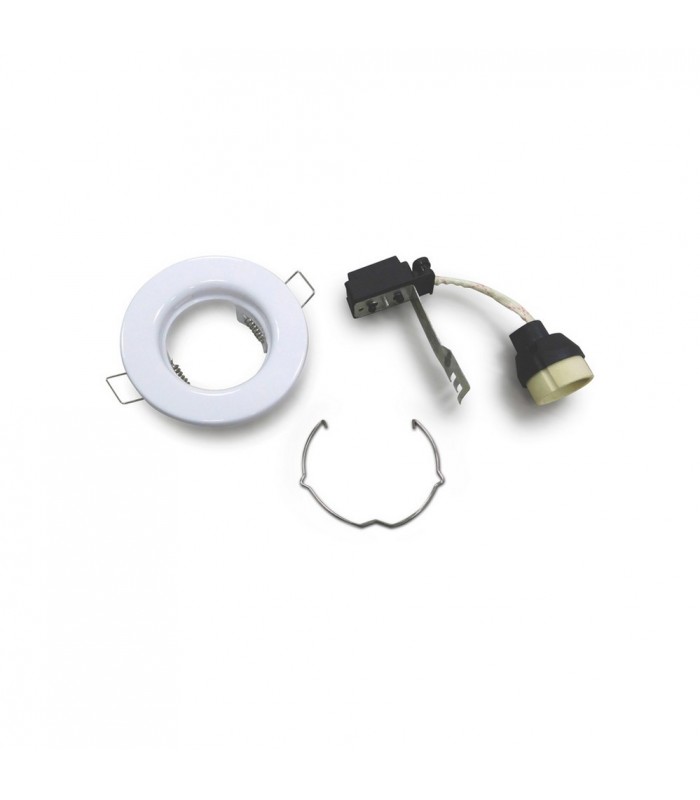 GU10 Fixed Recessed Downlight White (Bulb Not Included) - 4