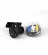 Wall Mounted Photocell Kit IP65 5-45Lux 10A Black, Clear Cover - 15