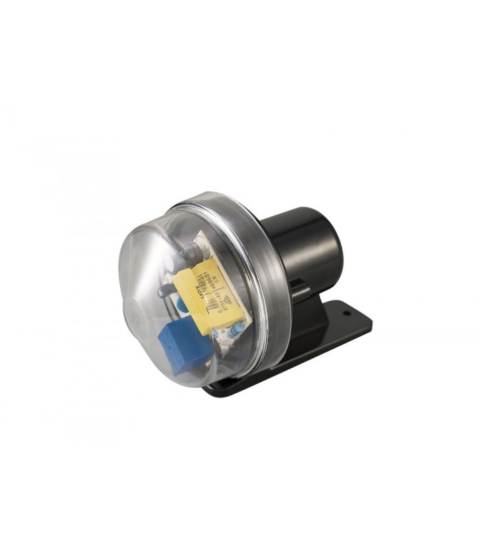 Wall Mounted Photocell Kit IP65 5-45Lux 10A Black, Clear Cover - 20