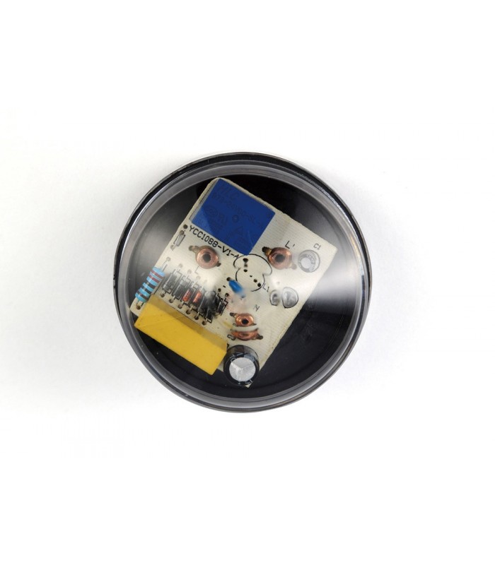 Wall Mounted Photocell Kit IP65 5-45Lux 10A Black, Clear Cover - 21