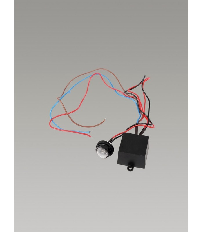 Remote Fixing 20mm Miniature Photocell IP65 20-70 Lux 5A Black - 2