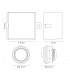 Remote Fixing 20mm Miniature Photocell IP65 20-70 Lux 5A Black - 3