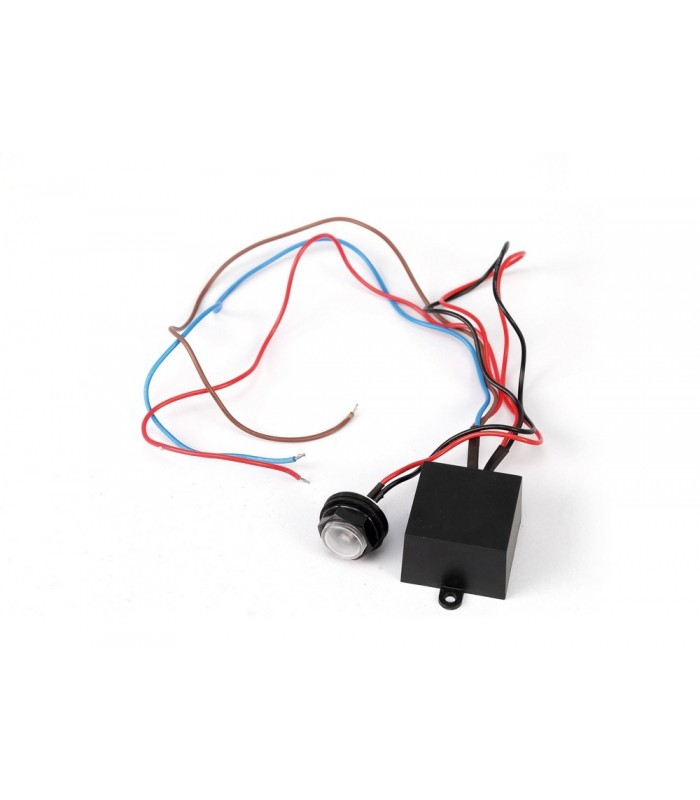 Remote Fixing 20mm Miniature Photocell IP65 20-70 Lux 5A Black - 4