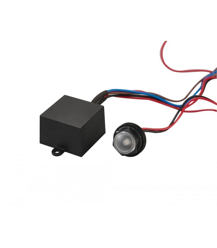 Remote Fixing 20mm Miniature Photocell IP65 20-70 Lux 5A Black - 10
