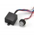 Remote Fixing 20mm Miniature Photocell IP65 20-70 Lux 5A Black - 13