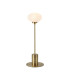 Addie Table Lamp 1 Globe Light G9 Antique Brass/Opal Glass-1