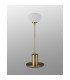 Addie Table Lamp 1 Globe Light G9 Antique Brass/Opal Glass-7