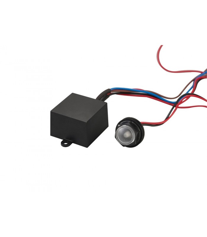 Remote Fixing 20mm Miniature Photocell IP65 20-70 Lux 5A Black - 24