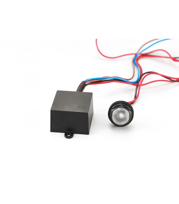 Remote Fixing 20mm Miniature Photocell IP65 20-70 Lux 5A Black - 25