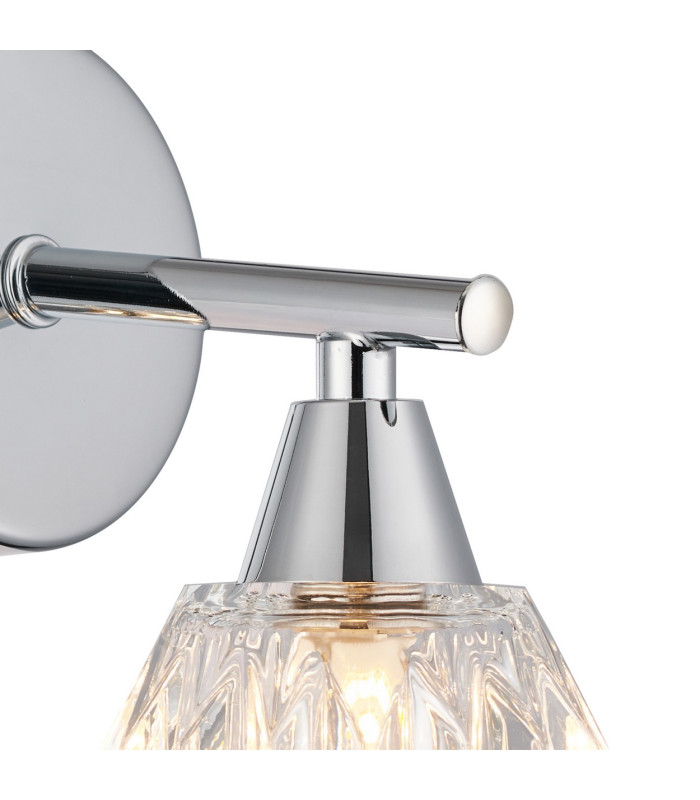 Ardice Wall Light G9 Polished Chrome/Clear Glass-6