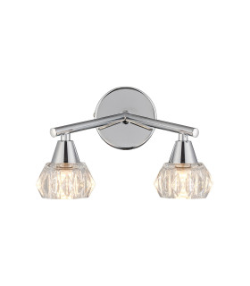 Ardice Wall Light 2 Light G9 Polished Chrome/Clear Glass-1