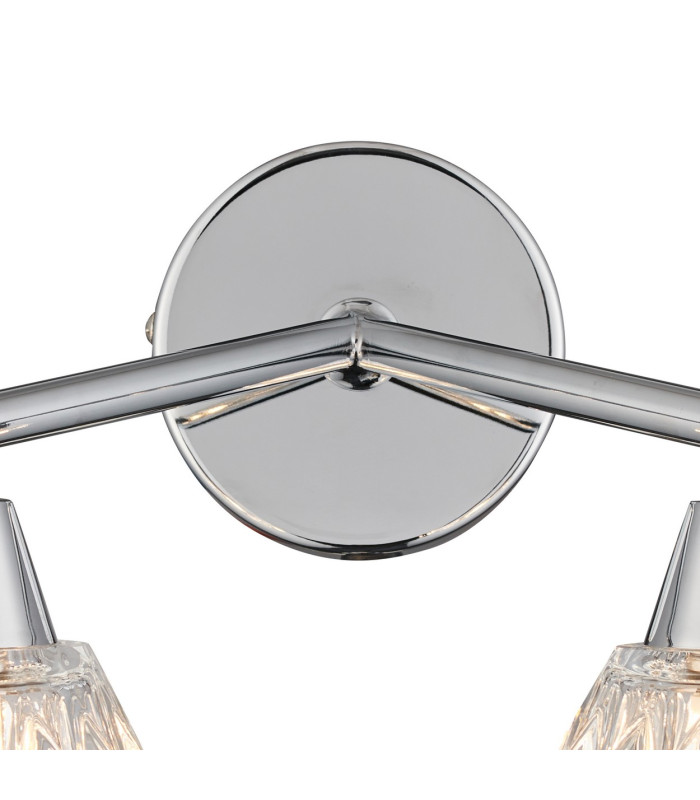 Ardice Wall Light 2 Light G9 Polished Chrome/Clear Glass-5