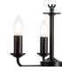 Banyan 35cm 3 Light Multi Arm Pendant Without Shade 1.5m Chain E14 Matt Black-7