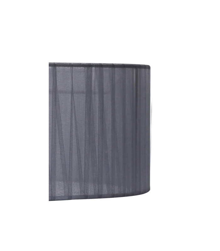 Banyan 3 Light Multi Arm Pendant With 45cm x 15cm Organza Shade Satin Nickel/Grey-9