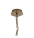 Banyan 3 Light Multi Arm Pendant With 45cm x 15cm Organza Shade Champagne Gold/Grey-7