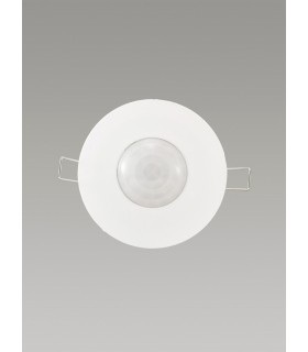 Flush Mounted IP20 6m PIR Detector 360 Deg with Adjustable Time And Lux Level White - 2